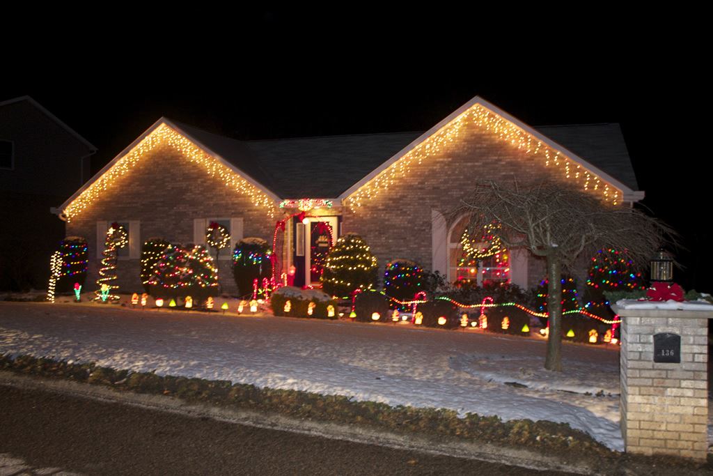 2nd Place winner Leonard Malak at 136 Quail Run Road